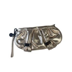 Botkier for Target Soft Leather Clutch Wristlet Evening Purse Champagne Pink EUC